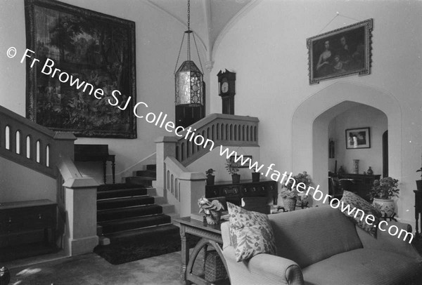 LISMORE CASTLE  ENTRANCE HALL WEST SIDE